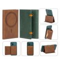 Powerful Magnetic Leather Wallet Magsafe for IPhone 16 15 Pro Max for IPhone 15 14 Pro Card Holder Phone Pouch Protective Case. 