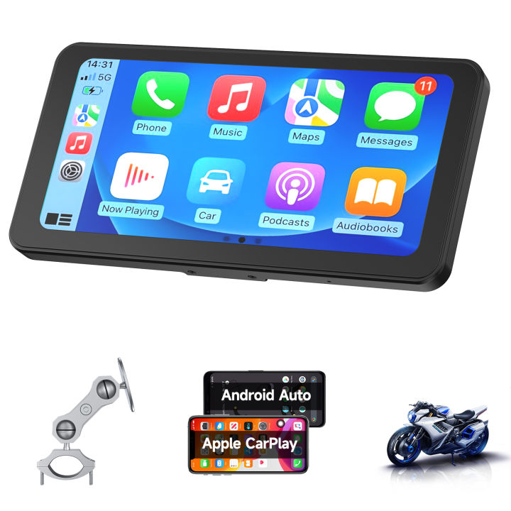 6.25 Inch Portable Mototorcycle Wireless  Carplay/Android Auto  Navigator touch screen Spedal CL871