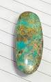 🔷 Natural Turquoise (فیروزہ) Stone – (00134) | Long Oval Shape 🔷. 