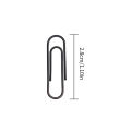 200Pcs Paper Clips Notebook Filing Bookmark Rustproof Paperclips Document Organizing for Office School Supplies. 