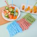 20 pcs Fruit Fork Mini Children Snack Cake Dessert Food Fruit Pick Toothpick. 