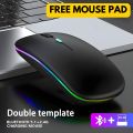 Hp W10 Wireless Bluetooth And Rechargeable Mouse With Free Mouse Pad. 