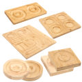 1PCS AAA Bamboo Bead Board Wood Jewelry Making Measuring Tool for DIY Bracelet Necklace Accessories Finding Organizer Tray Craft. 