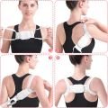 Adjustable Back Brace Support Invisible Shoulder Posture Corrector Unisex Spine Neck Health Correction Belt Home Office Sport. 