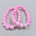 Pink Marble beaded Bracelet (Two in one pack). 