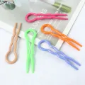 New Design Retro Barrettes Hair Bun U-Shaped Hair Sticks Clip Hairpins Woman Girls Ponytail Meatball Head Sweet Hair Accessories. 