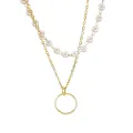 Fashion Beaded Pearl Necklace For Women Kpop Crystal Pendant Charm Pearls Choker Bead Necklaces Jewelry.