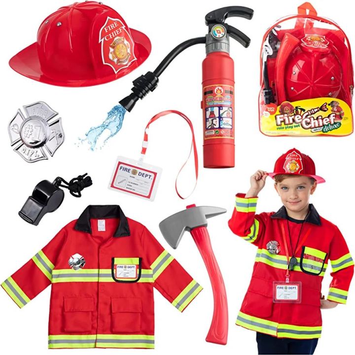 kid Costume Firefighters Available all size