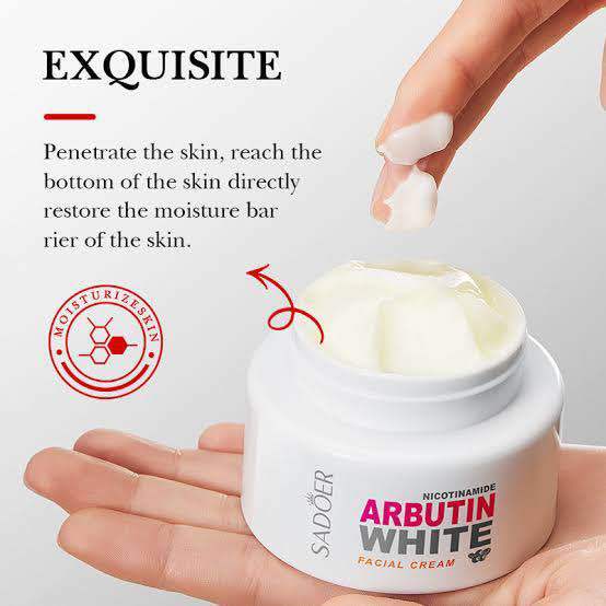 SADOER%20Nicotinamide%20Arbutin%20White%20Facial%20Cream%2050g%20-%20Image%203