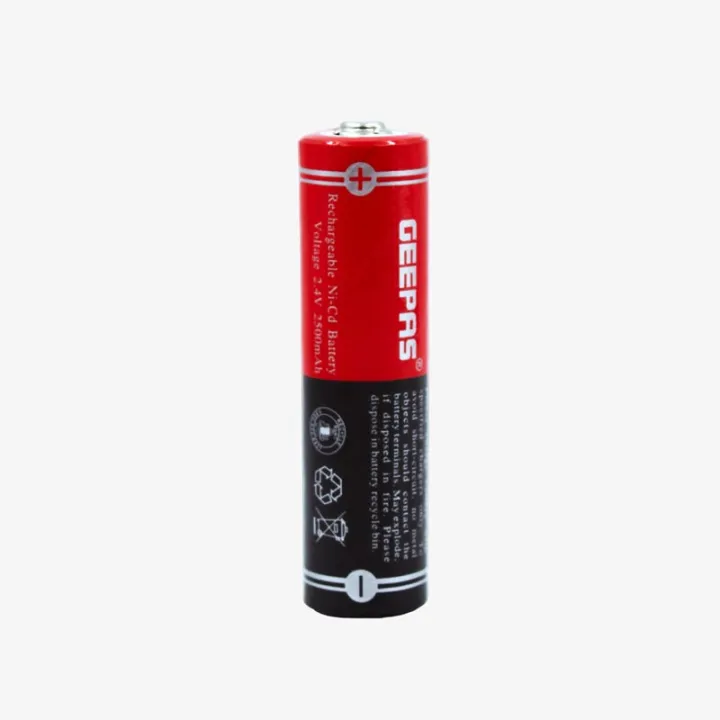 Geepas:%202500mAh%202.4V%20Size-2SC%20Cell%20NiCd%20Rechargeable%20Battery%20with%20Button%20Top%20GFL-3827/3854%20Torch%20Light%20Battery%20Cell%202.4V%202SC%202500mAh%20-%20Image%202