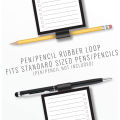 1pc Magnetic Notepad with Pen Holder，Portable Refrigerator Message Board，Home Kitchen Shopping List Office Student Sticky Notes. 