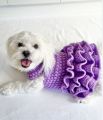 Crochet Dog Jumper Crochet Dog Sweater Crochet Dog Dress Crochet Sweater. 