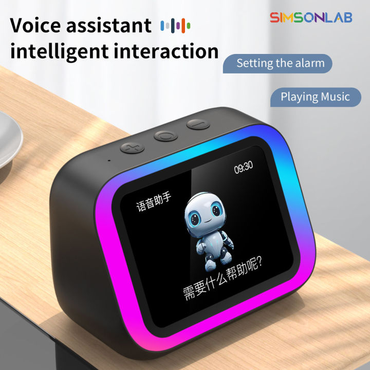 2026%20New%20Smart%20Speaker%20with%20AI%20Voice%20Assistant%20Bluetooth%20Music%20HD%20Display%20Electronic%20Album%20Smart%20Alarm%20Hands-Free%20Call%20for%20Adult%20-%20Image%202
