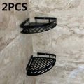 Bathroom Shelf Aluminum Alloy Shampoo Rack Makeup Storage Organizer Shower Shelf Bathroom Accessories No Drill Wall Corner Shelf.