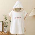 Hooded Baby Bath Towel Soft Coral Velvet Children Bathrobe Cute Cartoon Beach Towel Warm Toddler Sleeping Blanket Swaddle Wrap.