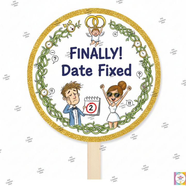 CUSTOMIZED%20Date%20Fixed%20Cupcake%20&%20Mithai%20Toppers%20-%20Digital%20Print%20Baat%20Pakki%20Cake%20Decoration%20(Pack%20of%206%20-%202.5%20inches%20OR%20Single%206x4%20Inch%20Big%20Topper)%20for%20Engagement%20-%20Image%202