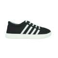 Black & Khaki Cotton Fabrics Sneaker Shoes Slip-Ons & Sneakers for Men. 