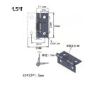 2 Pcs 304 stainless steel spring hinge automatic cabinet door wardrobe hardware and furniture fittings Mini micro hinge. 