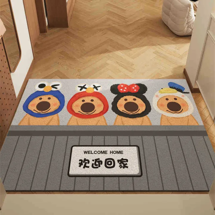 VIKAMA%20Cartoon%20Cute%20Bear%20Crystal%20Velvet%20Carpet%20Living%20Room%20Bathroom%20Entrance%20Door%20Door%20Dirty%20And%20Non-Slip%20Mat%20Home%20Decoration%20-%20Image%205