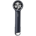 Portable 2000mah Air Conditioner 3 Gears Electric Personal Fan Handheld Mini Fan with Hook for Outdoor Travel Camping. 