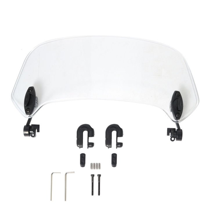 Universal%20Motorcycle%20Windshield%20Extension%20Adjustable%20Spoiler%20Clamp-On%20Windscreen%20Deflector%20Suitable%20For%20All%20Motorcycle%20Models%20-%20Image%203