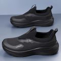 2025 Hiking Black Series Casual Shoes For Men Low Top Comfortable Soft Running Sports Shoes Suitable For All Seasons. 