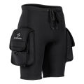 Men Wetsuit Shorts 3mm Neoprene Diving Shorts with Pocket Man Surfing Pants for Water Sports Swimming Snorkeling Boating Scuba. 
