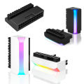 ATX 24Pin To 90 Degree Power Supply Cable Connectors 5V 3-pin ARGB Motherboard Power Connectors Aura Sync DIY Mounting. 