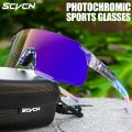Scvcn Photochromic Sunglasses Cycling Blue Outdoor Sports Bike Glasses Red Man MTB Fishing Glasses Eyewear Bicycle Goggles 2024.