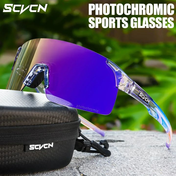 Scvcn%20Photochromic%20Sunglasses%20Cycling%20Blue%20Outdoor%20Sports%20Bike%20Glasses%20Red%20Man%20MTB%20Fishing%20Glasses%20Eyewear%20Bicycle%20Goggles%202024%20-%20Image%204