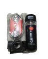 Cycle Parts Emporium - Bicycle Lights 5 LED Power Beam Torch Flashlight Bike Front Light Headlight Taillight Road MTB Mountain Bike Bicycle Accessories. 