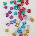 50pcs Metal Hollow Out Hair Ring Accessories,Beads Hair Braid Rings Clips Dread Locks Hair Braiding Metal Cuffs Decoration.