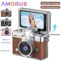 Mini Keychain Camera 1.47 Inch Flip Screen Digital CameraHD Pocket Camcorder CCD Kids Adults Birthdays Year.
