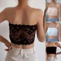 Korean Style Bandeau Strapless Bra and Undershirt Anti-Exposure Sexy Lace Chest Wrap Student Girl Bottoming Underwear Strapless Bra. 