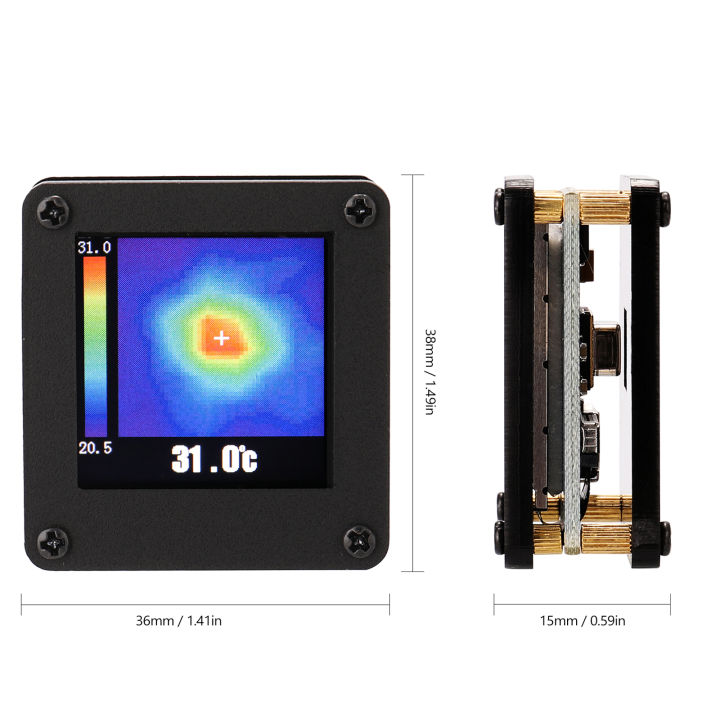 AMG8833%20IR%208*8%20Mini%20Infrared%20Thermal%20Imager%20Array%20Temperature%20Sensor%207M%20Farthest%20Detection%20Distance%20DUY%20Thermal%20Imaging%20Module%20-%20Image%202
