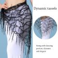 Sequins Tassels Belly Dance Belt Women Show Costumes Hip Scarf Dancer Skirt Waist Chain For Thailand/India/Arab.