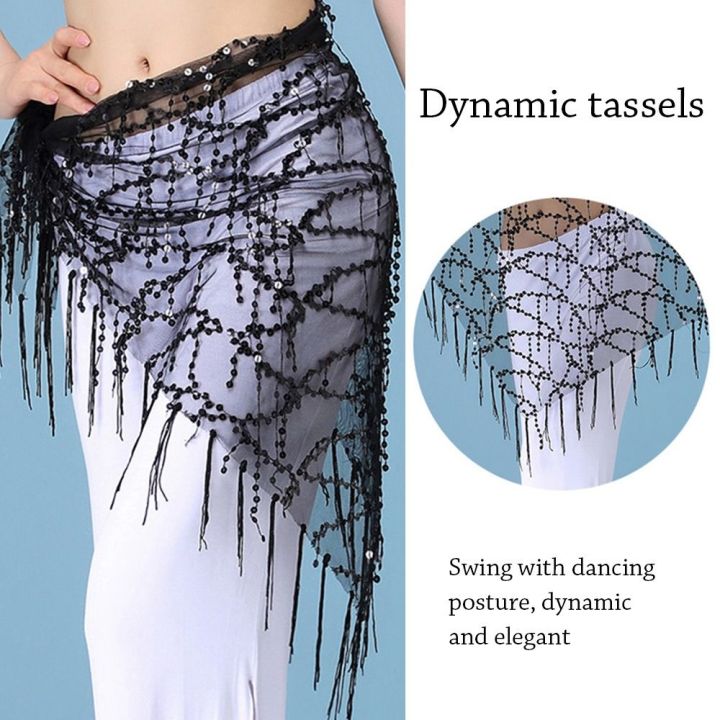 Sequins%20Tassels%20Belly%20Dance%20Belt%20%20Women%20Show%20Costumes%20Hip%20Scarf%20Dancer%20Skirt%20Waist%20Chain%20For%20Thailand/India/Arab%20-%20Image%204