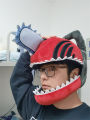 Anime Chainsaw Denji Pochita Hat Cosplay Costume Plush Mask Props Cartoon Adult Unisex Cap Christmas . 