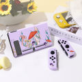 Round Mushroom Protective Case for Switch Oled, Soft TPU Slim Cover for Nintendo Switch Console,NS Game Accessorie. 