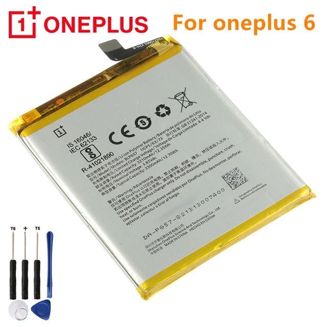 Oneplus 6 battery Oneplus 6 BLP 657 Battery with tool