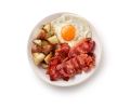Microwave Bacon Baking Tray (With Splash-Proof Cover) Bacon Baking Tray Convenient And Fast Maker Efficient Kitchen Cooking Tool. 