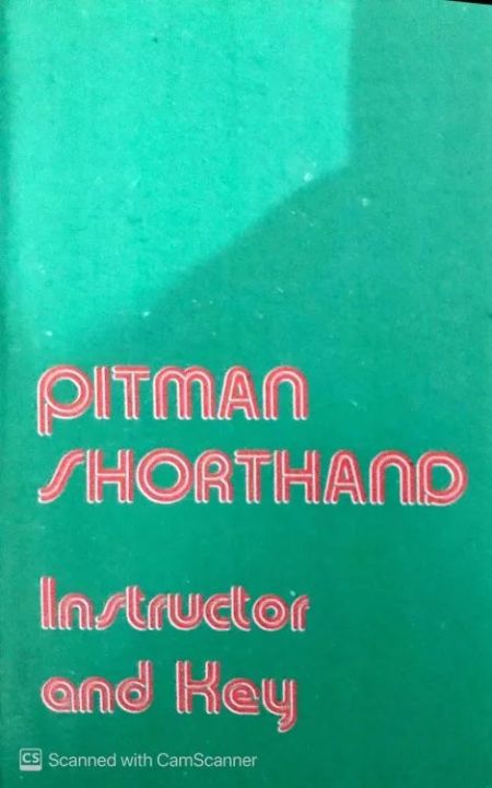Pitman Shorthand Instructor and Key