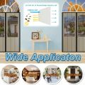 Magnetic Screen Door, Pet Friendly, Easy To Install, with Magnetic Door Curtain for Insect Control, Ventilation, and Security. 