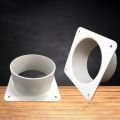 Air Vent Duct Connector Flange Straight Ventilation Pipe Plastic Ducting Tools Home Improvement Ventilation System Components. 