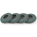 5Pcs 50mm Zircon Arc Fillet Abrasive Flap Wheel Polishing Flap Disc Quick-change Grinding Wheel For Polishing  Surface Deburring. 