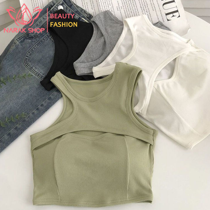 Women's crop top, Korean style cute crop top, slim fit, very beautiful mannequin