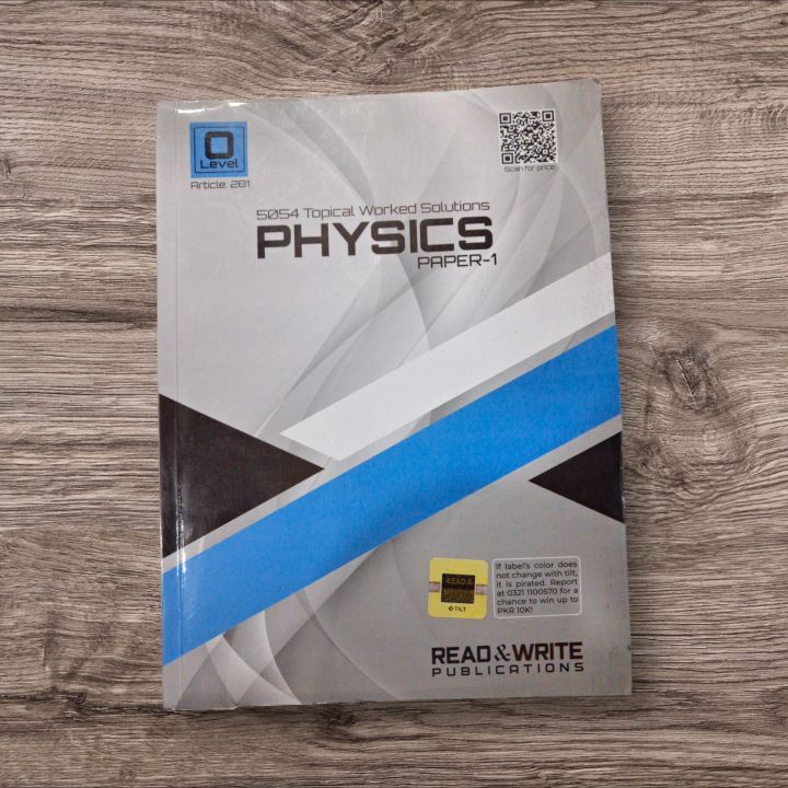Physics Topical Workbook | O Level | Paper 1 & 2 | | Daraz.pk