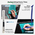 Profession Window Tint/Vinyl Wrap Tools Kit with Felt Squeegee Craft Knife Blades Micro Squeegee for Vinyl Films Car Wrap Kit.