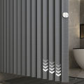 Premium Magnetic Folding Shower Screen Waterproof Partition Bath Curtain Luxury Invisible Dry/Wet Separation Design.