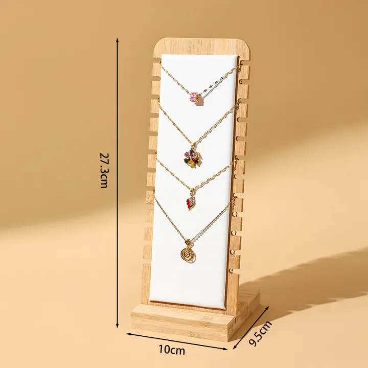 Bamboo%20and%20Wood%20Detachable%20Necklace%20Display%20Rack,%20Clavicle%20Chain%20Jewelry%20Hanging%20Rack,%20Necklace%20Display%20Shooting,%20-%20Image%205